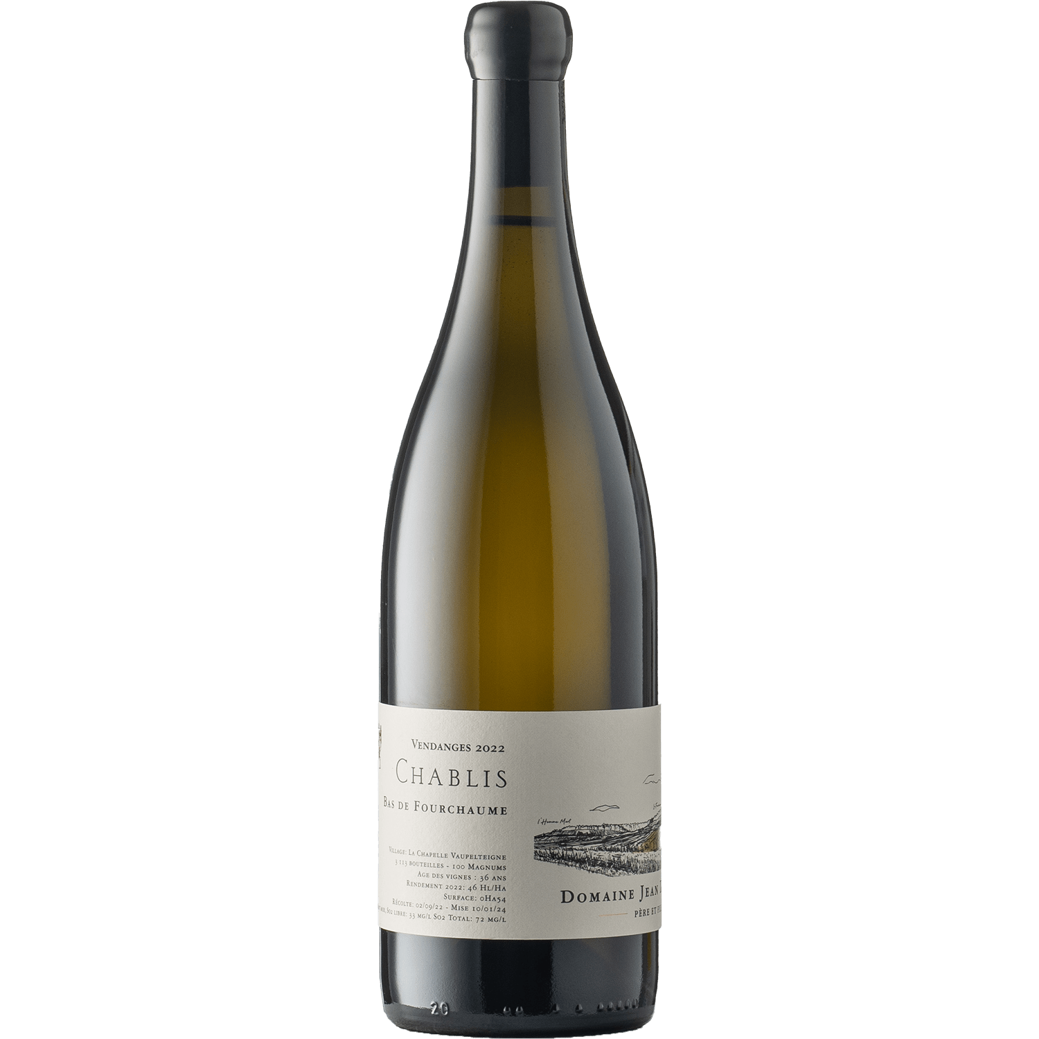 Jean Dauvissat Pere et Fils "Bas de Fourchaume" Chablis Premier Cru 2022